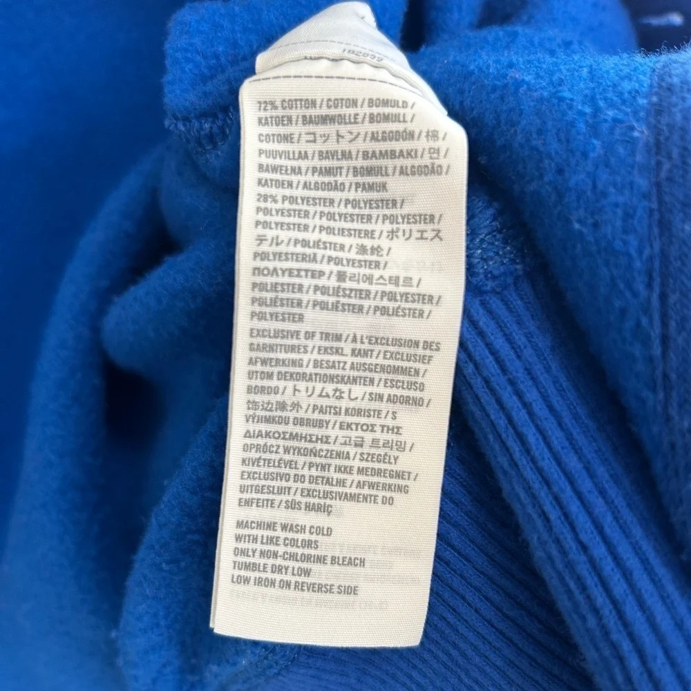 Abercrombie & Fitch Muscle Blue Button Up Sweater Men's Size Large Cotton Blend